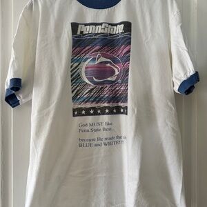 Vintage Penn State Ringer Tee
